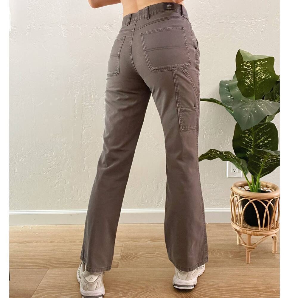 Y2K Calvin Klein Chocolate Brown Mid Rise Cargo Pants